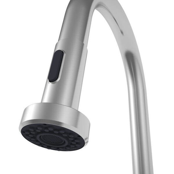 Torneira AREMC04 Misturador De Cozinha 2 Jatos Com Bica Móvel E Retrátil Escovado - 4