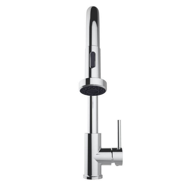 Torneira AREMC04 Misturador De Cozinha 2 Jatos com Bica Móvel e Retrátil Cromado - 3
