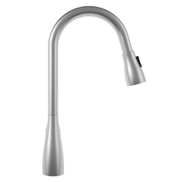 Torneira AREMC06 Misturador De Cozinha 2 Jatos com Bica Móvel e Retrátil Escovado - 2