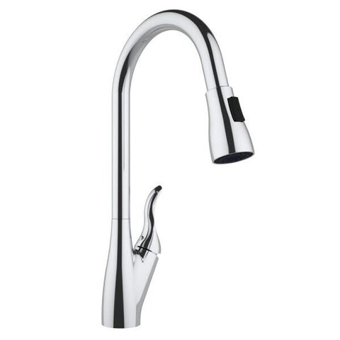 Torneira AREMC06 Misturador De Cozinha 2 Jatos Com Bica Móvel e Retrátil Cromado