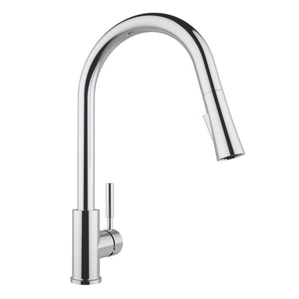 Torneira AREMC08 Misturador De Cozinha 2 Jatos Com Bica Móvel e Retrátil Cromado - 1