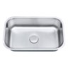 Cuba De Cozinha De Aço Inox 1mm Escovado C105 76,1x46x22,9 Cm - 1