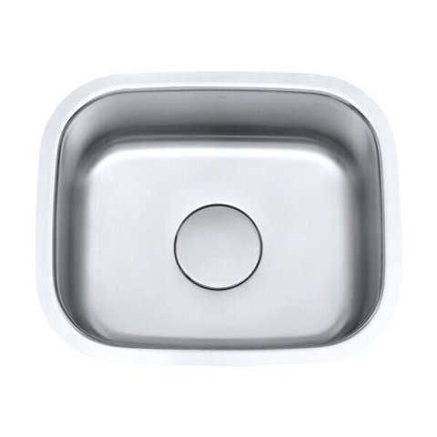 Cuba De Embutir Aço Inox 1mm Escovado C106 45,7x38,1x17,8 Cm