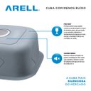 Ver imagem 6 de Cuba De Embutir Aço Inox 1mm Escovado C106 45,7x38,1x17,8 Cm