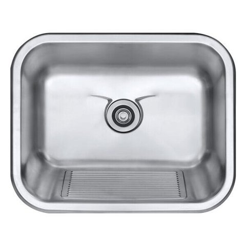 Cuba Tanque De Aço Inox Escovado 1mm C100 55x45x22,5 Cm