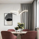 Ver imagem 2 de Lustre Pendente Led Infinito Design Moderno - 3 Temperaturas