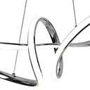 Ver imagem 6 de Lustre Pendente Led Infinito Design Moderno - 3 Temperaturas