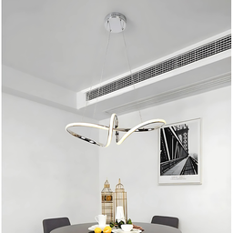 Lustre Pendente Led Infinito Design Moderno - 3 Temperaturas - 3