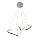 Ver imagem 1 de Lustre Pendente Led Infinito Design Moderno - 3 Temperaturas