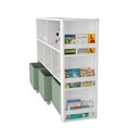 Ver imagem 3 de Organizador Baú Nicolau 2 Baús MDF 15mm 140cm Verde Woodcore