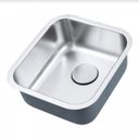 Ver imagem 2 de Cuba de Embutir Aço Inox 1mm Escovado C111 41,1x45,7x17,8 Cm