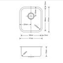 Ver imagem 4 de Cuba de Embutir Aço Inox 1mm Escovado C111 41,1x45,7x17,8 Cm