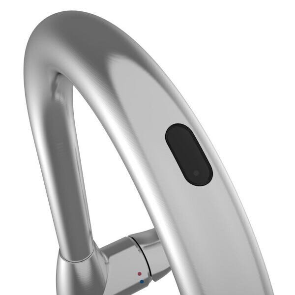 Torneira AREMC02 com Sensor Misturador De Cozinha 2 Jatos Com Bica Móvel e Retrátil Escovado - 3