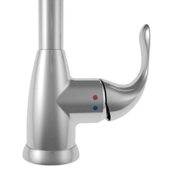 Torneira AREMC02 com Sensor Misturador De Cozinha 2 Jatos Com Bica Móvel e Retrátil Escovado - 5