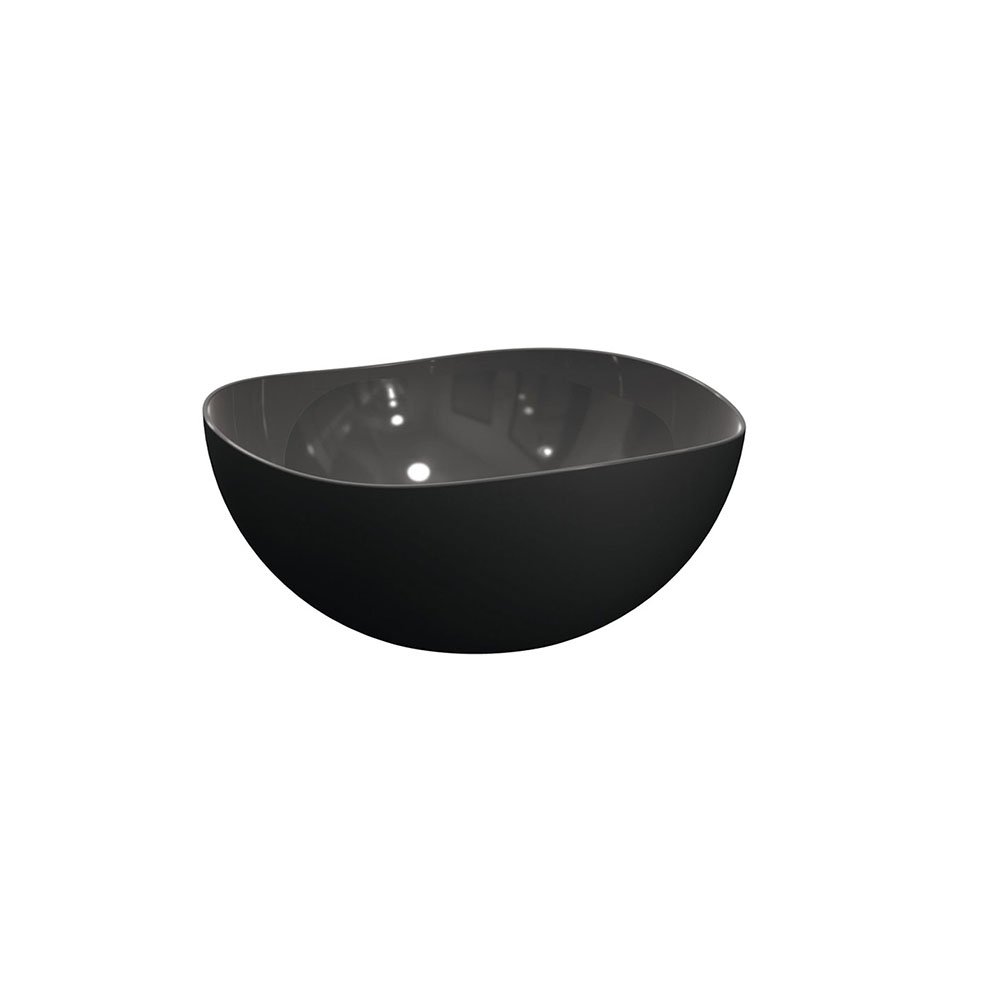 Tigela e Batedor de Claras Fouet Kit Cozinha Preto 2un - 3