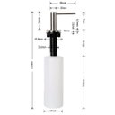 Ver imagem 5 de Dosador Detergente Sabão Líquido Inox Cromado Bancada DS02AB