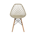 Ver imagem 3 de Mesa Redonda Eames Chanfrada 90cm Preta com 4 Cadeiras Kaila Dsw Fendi - La Mobilia