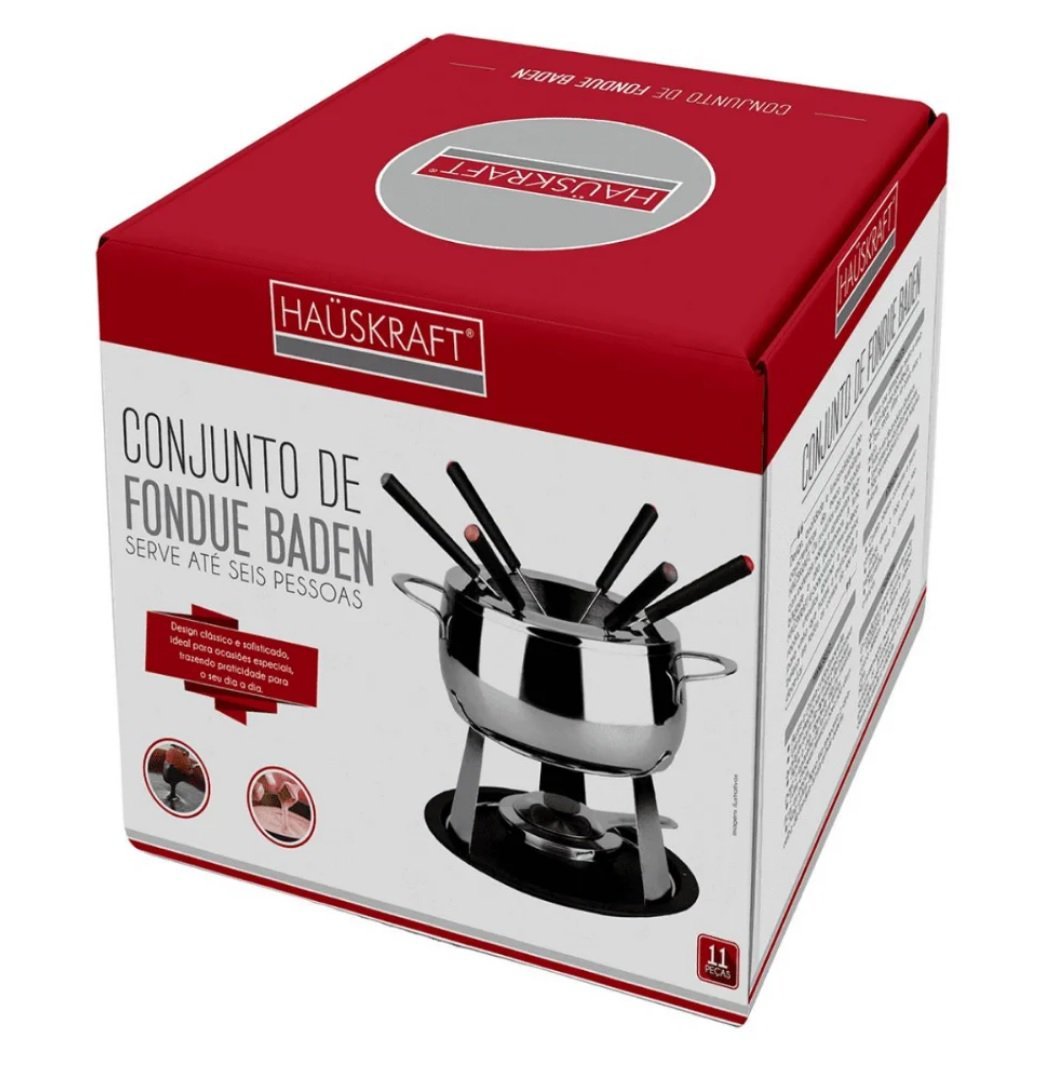 Conjunto Fondue Baden Inox 11 Peças - Inox - 3