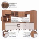 Ver imagem 5 de Cozinha Completa Modulada 8 Peças sem Tampo Freijó Off-White Cecília