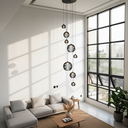 Ver imagem 6 de Lustre Pendente para Sala Pé Direito Duplo Mix Ball P7 - Preto