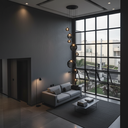 Ver imagem 3 de Lustre Pendente para Sala Pé Direito Duplo Mix Ball P7 - Preto