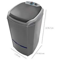Tanquinho Suggar Lavamax Eco 18kg Semiautomático 6 Programas LE18 - 3 Tanquinho Suggar Lavamax Eco 18kg Semiautomático 6 Programas LE18 - 3