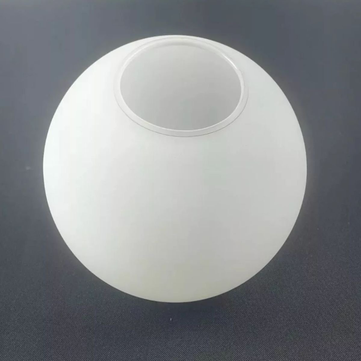 Vidro Globo 14 Cm Fosco - Branco - 5