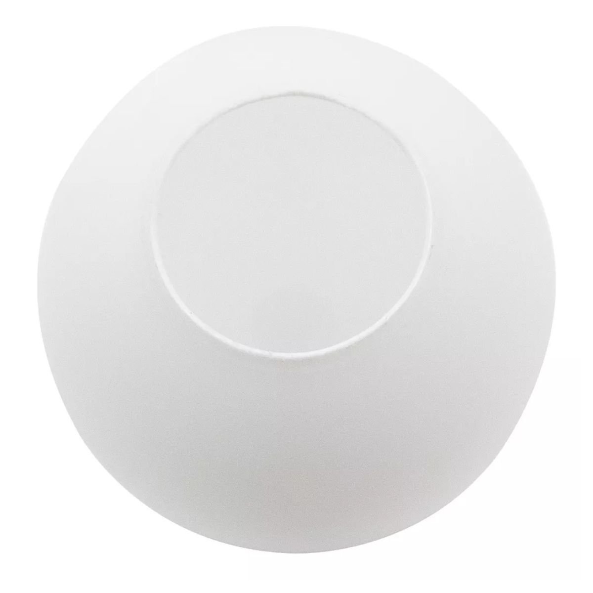 Vidro Globo 14 Cm Fosco - Branco - 9