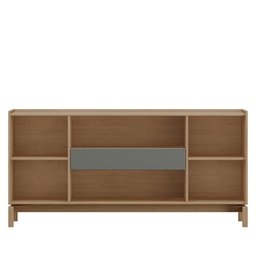 Balcão Aparador Barcelona 165cm 4 Portas Oak/ferrolack - Finestra Móveis - 3