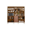 Ver imagem 3 de Kit de Cozinha Compacta Amora C/ 10 Portas e 2 Gavetas 198cm Amendola/grafito Prime Tx - Demóbile