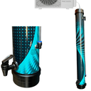 Ver imagem 1 de Dreno Coletor de Água P/ Ar Condicionado 8l Cor: Azul e Preto 97 Cm.