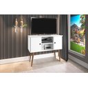 Ver imagem 3 de Rack / Mesinha / Estante para Tv com Pés Palito Viena: Branco