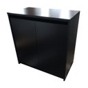 Ver imagem 2 de Armário Pequeno Multiuso Duas Portas Branco: Preto