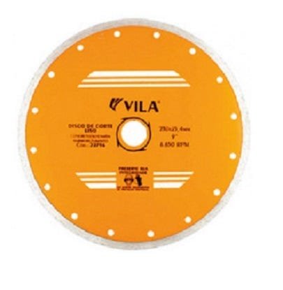 Disco Diamantado 230mm Liso Vila - 1