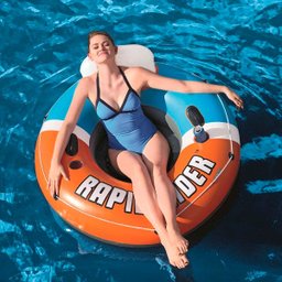 Boia Premium Rapid Rider Com Encosto e Porta-copos Bestway - 3