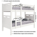 Ver imagem 3 de Beliche Duas Camas Jaspe Solteiro c/ 2 Colchões Probel D20