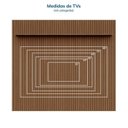 Ver imagem 4 de Painel Ripado para TV até 85 Polegadas 100% MDF 230,5CMX250CM Aloe Espresso Móveis