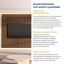 Ver imagem 7 de Painel Ripado para TV até 85 Polegadas 100% MDF 230,5CMX250CM Aloe CabeCasa MadeiraOriginals