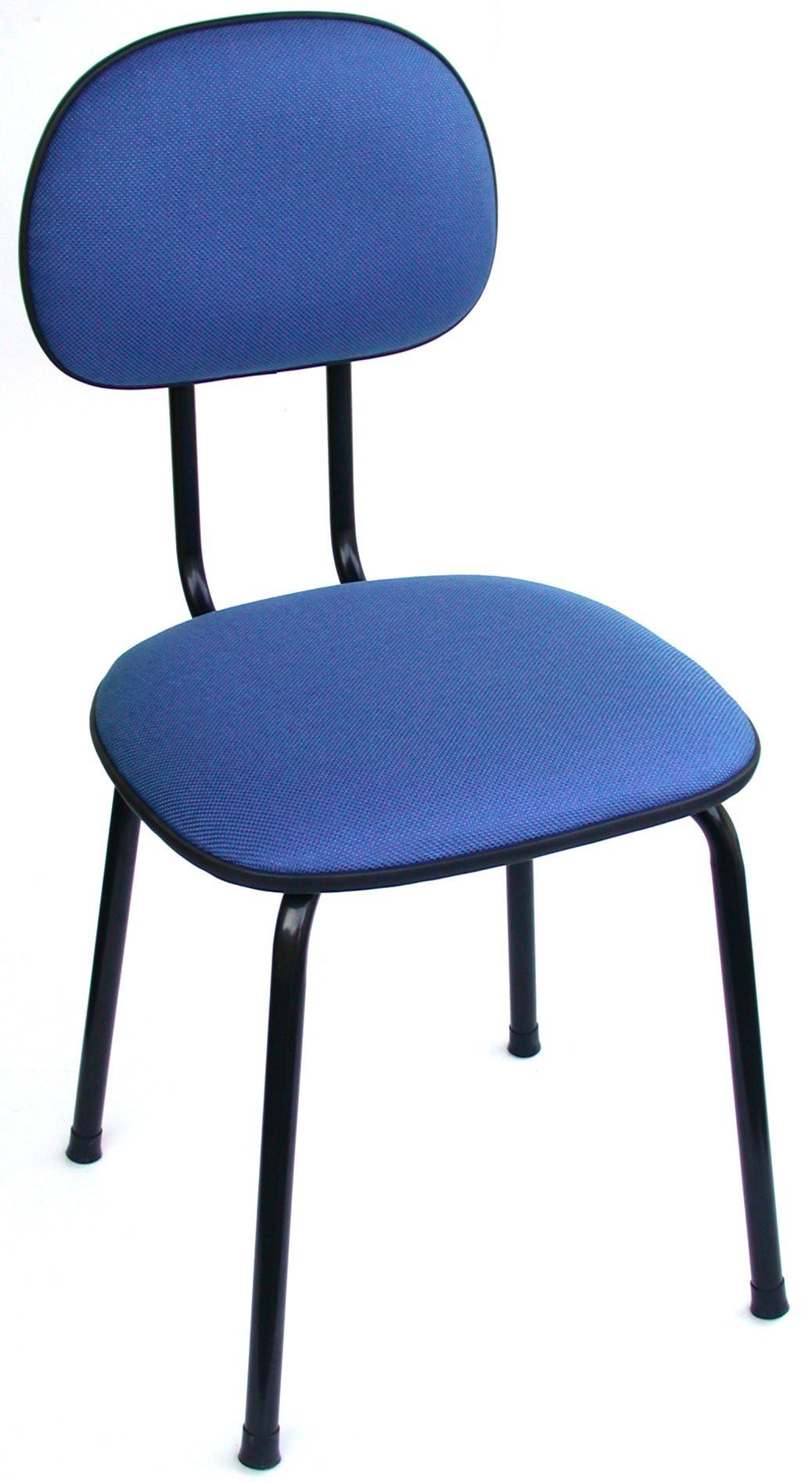 Cadeira secretária pistão fixo desmontável AARONFLEX tecido azul - 1