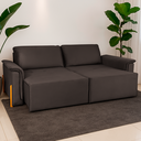 Ver imagem 1 de Sofá Cama Retrátil 3 Lugares Atlanta