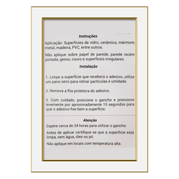 2 Suportes De Parede Gancho Alumínio Adesivo 2,5kg Mágico - 4