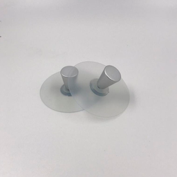 2 Suportes De Parede Gancho Alumínio Adesivo 2,5kg Mágico - 3