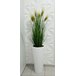 vaso decorativo para plantas e flores fibra de vidro estilo vietnamita 80x40cm Branco - 5