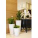 vaso decorativo para plantas e flores fibra de vidro estilo vietnamita 80x40cm Branco - 2
