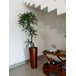 vaso decorativo para plantas e flores fibra de vidro estilo vietnamita 80x40cm Cobre - 5