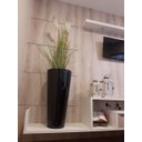 Ver imagem 3 de Vaso Decorativo para Plantas e Flores Fibra de Vidro Estilo Vietnamita 80x40cm Preto