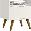 Ver imagem 5 de Mesa De Cabeceira Com 1 Gaveta 14050 Off White Cristal Dmad