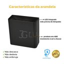Ver imagem 2 de Arandela Opus com Led Integrado 3w 3000k (branco Quente) Interna e Externa Preto Bivolt - Hm 34973