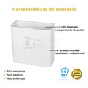 Ver imagem 2 de Arandela Opus com Led Integrado 3w 3000k (branco Quente) Interna e Externa Branco Bivolt - Hm 34966