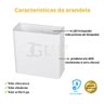 Arandela Opus com Led Integrado 3w 3000k (branco Quente) Interna e Externa Branco Bivolt - Hm 34966 - 2